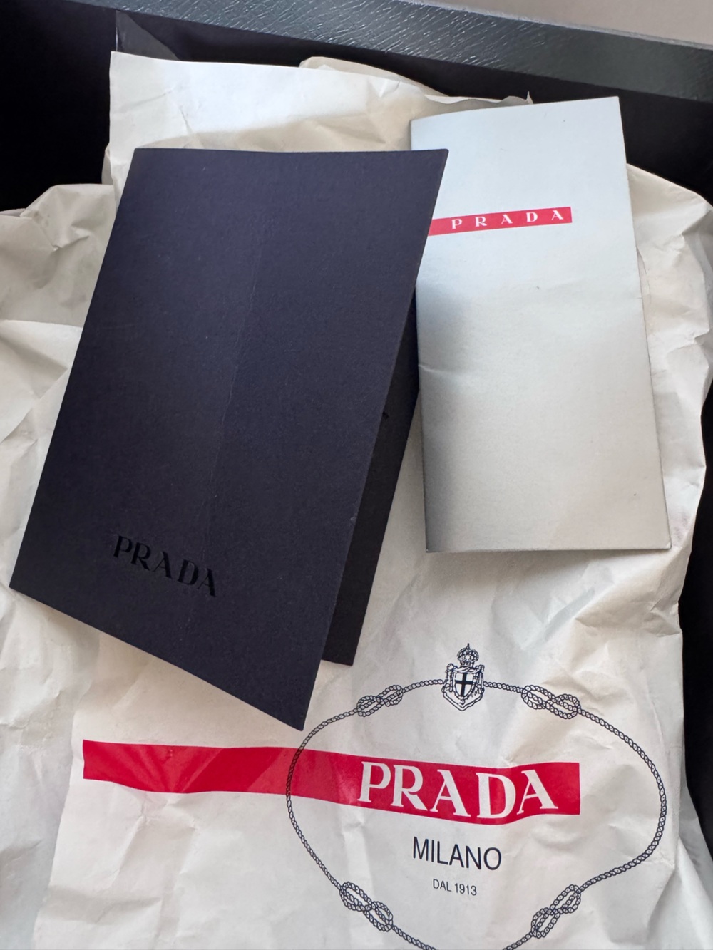 Prada 4E2439 Men’s Black Leather Low-Top Sneakers US 9 | Box & Dust Bag | VGUC - Picture 8 of 16
